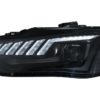 LED DRL Xenon-frontlykter egnet for AUDI A4 B8.5 Facelift (2012-2015) Dynamic Sequential Turning Light Black | LED DRL Xenon-frontlykter egnet for AUDI A4 B8.5 Facelift (2012-2015) Dynamic Sequential Turning Light Black |