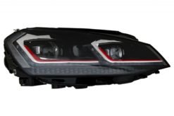 Alternative view of LED-frontlykter Bi-xenon Look egnet for VW Golf 7 VII (2012-2017) Facelift G7.5 GTI Design med sekvensielle dynamiske svinglys