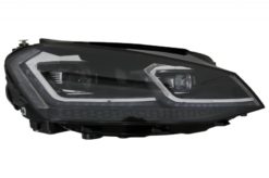 Alternative view of LED-frontlykter Bi-Xenon Look egnet for VW Golf 7 VII (2012-2017) Facelift G7.5 R Line Design med sekvensielle dynamiske svinglys