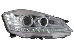 Alternative view of LED-frontlykter egnet for Mercedes S-klasse W221 (2005-2009) Facelift-look med sekvensielle dynamiske svinglys