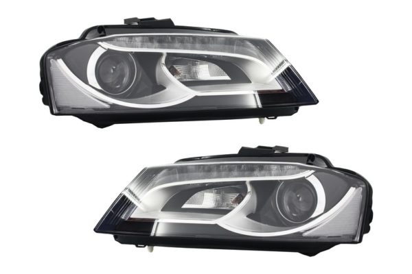 LED-lykter - Audi A3 8P1 (2008-2012) Design Sort krystallklar