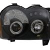 LED-frontlykter egnet for Jeep Grand Cherokee WH (2005-2008) Halo Angel Eyes Black | LED-frontlykter egnet for Jeep Grand Cherokee WH (2005-2008) Halo Angel Eyes Black |