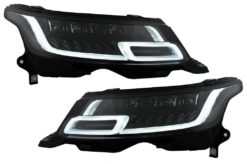 LED-frontlykter egnet for Land Rover Range Sport L494 (2013-2017) med dynamisk blinklyskonvertering til 2018-up Model Matrix Look