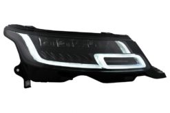 Alternative view of LED-frontlykter egnet for Land Rover Range Sport L494 (2013-2017) med dynamisk blinklyskonvertering til 2018-up Model Matrix Look