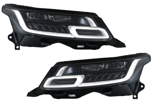 LED-frontlykter egnet for Range Rover Sport L494 (2013-2017) med dynamisk signalkonvertering til 2018-up Model Matrix Look