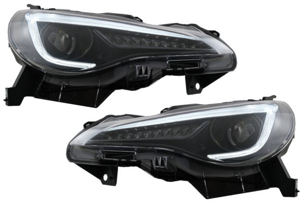 LED-frontlykter egnet for Toyota 86 (2012-2019) Subaru BRZ (2012-2018) Scion FR-S (2013-2016) med sekvensielle dynamiske svinglys