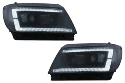 LED-frontlykter egnet for VW Crafter II SY SZ (2017-Up) Svart dynamisk sekvensielt blinklys