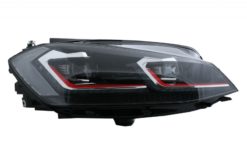 Alternative view of LED-frontlykter egnet for VW Golf 7.5 VII (2017-Up) GTI Look med sekvensielle dynamiske svinglys