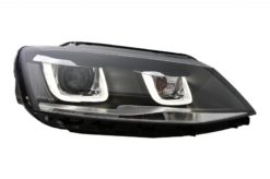 Alternative view of LED-frontlykter egnet for VW Jetta Mk6 VI (2011-2017) GTI 3D U Bi-Xenon Design
