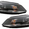 LED-frontlykter egnet for VW Jetta Mk6 VI (2011-2017) GTI 3D U Bi-Xenon Design RHD |