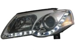Alternative view of LED-frontlykter egnet for VW Passat B6 3C (03.2005-2010) Krom