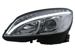 Alternative view of LED-frontlykter Rørlys egnet for Mercedes C-klasse W204 S204 (2007-2010) Krom