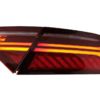LED Light Bar Baklykter egnet for Audi A7 4G (2010-2014) Facelift Design Cherry Red Smoke | LED Light Bar Baklykter egnet for Audi A7 4G (2010-2014) Facelift Design Cherry Red Smoke |
