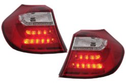 LED Light Bar Baklykter egnet for BMW 1-serie E81 E87 (2004-08.2007) Rød Klar