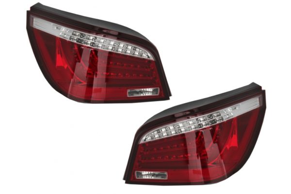 LED Lightbar-baklykter egnet for BMW 5-serie E60 (04.2003-03.2007) Rød Hvit