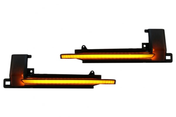 LED-speilvendelys egnet for Audi A3 8P A4 B8 A5 8T A6 C6 (2008-2010) Q3 8U (2011-2017) Dynamic Sequential Smoke