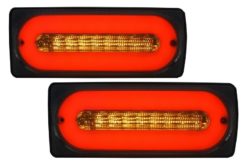 Alternative view of LED-baklys Light Bar Smoke egnet for Mercedes G-klasse W463 (1989-2015) med dørlister Carbon