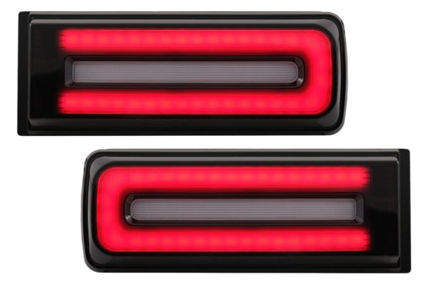 LED-baklys Light Bar egnet for Mercedes G-Klasse W463 (2008-2017) Facelift 2018 Design Dynamic Sequential Turning Lights Black