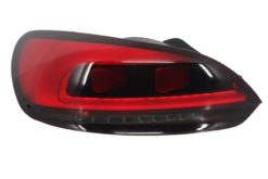 Alternative view of LED-baklys Light Bar egnet for VW Scirocco III (2008-04.2014) Red Smoke