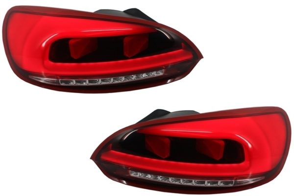 LED-baklys Light Bar egnet for VW Scirocco (2008+) Rød/Klar