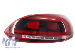 Alternative view of LED-baklys Light Bar egnet for VW Scirocco (2008+) Rød/Klar