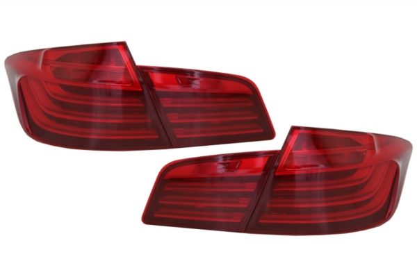 LED-baklykter M Ytelse egnet for BMW 5-serie F10 (2011-2017) RØD LCI-design