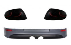 LED-baklys Smoke Black Dynamiske sekvensielle lys med bakre støtfangerforlengelse egnet for VW Golf 5 (2004-2007) Urban Style R32 Design