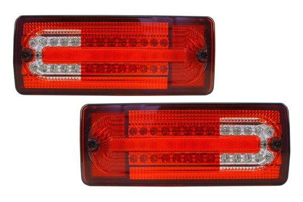 LED-baklykter egnet for Mercedes G-Klasse W463 (1989-2015) Rød Klar |