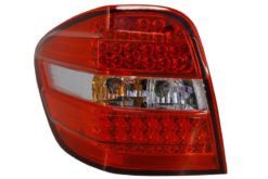 Alternative view of LED-Baklys  - Mercedes M-Klasse W164 (2005-2008) rød / klar