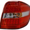 LED-Baklys - Mercedes M-Klasse W164 (2005-2008) rød / klar |