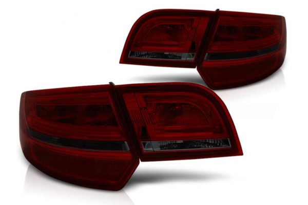 LED-baklykter egnet for Audi A3 8PA Sportback (2004-2008) Red Smoke