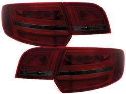 Alternative view of **LED-baklykter egnet for AUDI A3 Sportback 04-08_ rød/røyk