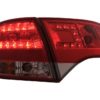 LED-baklykter egnet for Audi A4 B7 Avant 8ED (11.2004-2007) Rød Klar |