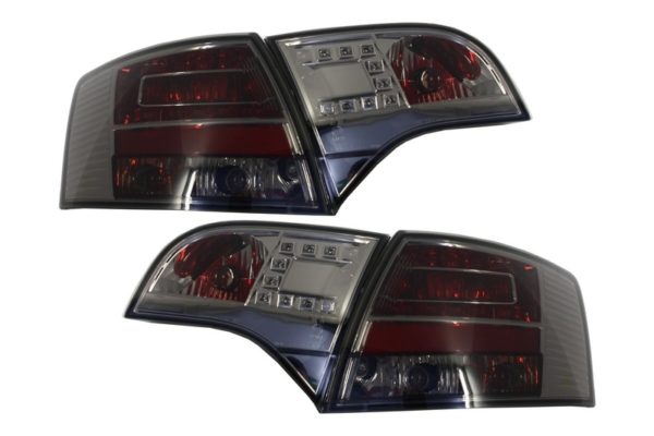 LED-baklykter egnet for Audi A4 B7 Avant (2004-2008) Smoke