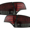 LED-baklykter egnet for Audi A4 B7 Limousine (2004-2008) LED-blinker Red Smoke |