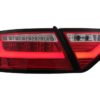 LED-baklykter egnet for Audi A5 8T Coupe Cabrio Sportback (2007-2009) Rød Klar |