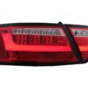 LED-baklykter egnet for Audi A5 8T Coupe Cabrio Sportback (2007-2009) Rød Klar |