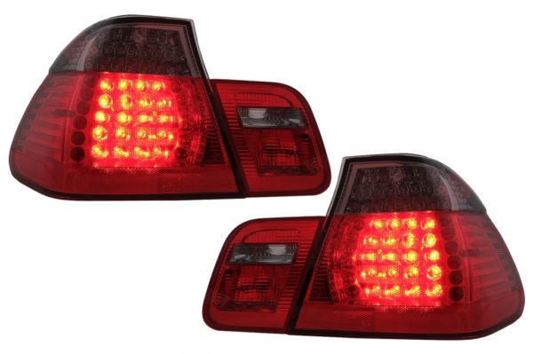 LED-baklykter egnet for BMW 3-serie E46 Limousine 4D (09.2001-03.2005) Red Smoke