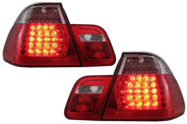 LED-baklykter egnet for BMW 3-serie E46 Limousine 4D (09.2001-03.2005) Rød Klar |