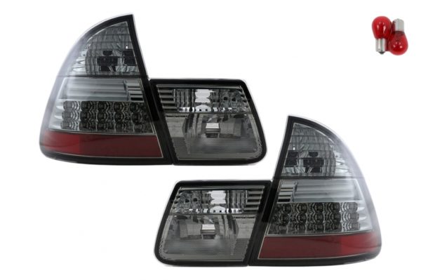 LED-baklykter egnet for BMW 3-serie E46 Touring (1999-2005) røyk