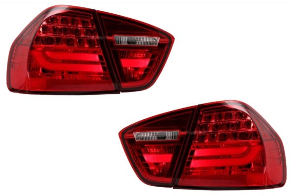 LED-baklykter egnet for BMW 3-serie E90 (2005-2008) LED-lysstang LCI Design Red Smoke |