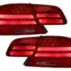 LED-baklykter egnet for BMW 3-serie E92 Coupe Pre LCI (2006-2010) Rød Klar |