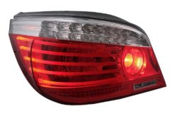 Alternative view of LED-baklykter egnet for BMW 5-serie E60 (04.2003-03.2007) Red Clear LCI Facelift Design