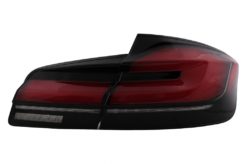 Alternative view of LED-baklykter egnet for BMW 5-serie F10 (2011-2017) med Dynamic Sequential Turning Light Upgrade til LCI G30 Design