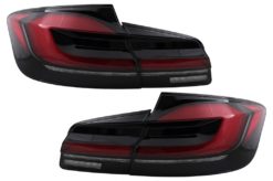 Alternative view of LED-baklykter egnet for BMW 5-serie F10 (2011-2017) med Dynamic Sequential Turning Light Upgrade til LCI G30 Design