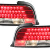 LED-baklykter som passer til BMW E36 Coupe 92-98 _ rød/krystall |