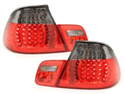 Alternative view of LED-baklykter egnet for BMW E46 2D Cabrio (2000-2005) Rød/Smoke