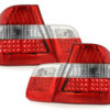 LED-Baklykter rød/klar - BMW E46 4D Limousine