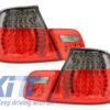 LED-baklykter egnet for BMW E46 Coupe 2D 2003-2005 rød/røyk |