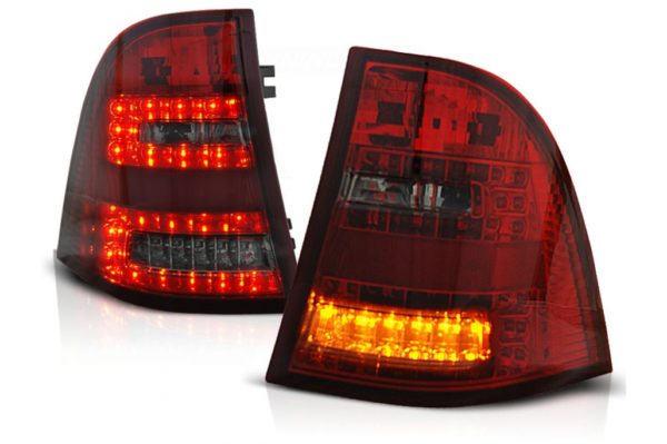 LED-baklykter egnet for Mercedes M-klasse W163 ML (03.1998-2005) Red Smoke